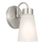 Kichler Erma 8" Tall Bathroom Sconce Brushed Nickel