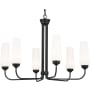 Kichler Truby 6 Light 30" Wide Chandelier Black