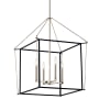 Kichler Eisley 4 Light 23" Wide Taper Candle Pendant Polished Nickel
