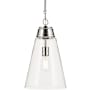 Kichler Marsailli 12" Wide Pendant with Clear Glass Shade Polished Nickel