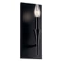 Kichler Alvaro 12" Tall Bathroom Sconce Black