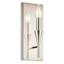 Kichler Alvaro 12" Tall Bathroom Sconce Polished Nickel