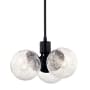 Kichler Silvarious 3 Light 17" Wide Pendant Black