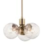Kichler Silvarious 3 Light 17" Wide Pendant Champagne Bronze