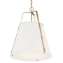 Kichler Etcher 2 Light 18" Wide Pendant White