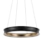 Kichler Larousse 30" Wide LED Suspension Pendant Black