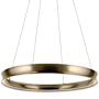 Kichler Larousse 40" Wide LED Suspension Pendant Champagne Bronze