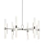 Kichler Riven 33" Wide LED Chandelier Polished Nickel