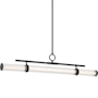 Kichler Riven 48" Wide LED Linear Chandelier Black