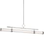 Kichler Riven 48" Wide LED Linear Chandelier Polished Nickel
