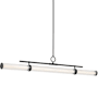 Kichler Riven 60" Wide LED Linear Chandelier Black