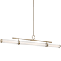 Kichler Riven 60" Wide LED Linear Chandelier Champagne Bronze