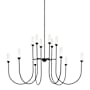 Kichler Moraine 50" Wide LED Chandelier Black