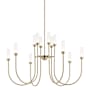 Kichler Moraine 40" Wide LED Chandelier Champagne Bronze