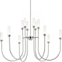 Kichler Moraine 40" Wide LED Chandelier Polished Nickel