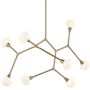 Kichler Cassius 8 Light 27" Wide Chandelier Champagne Bronze