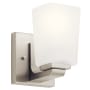 Kichler Roehm 7" Tall Bathroom Sconce Brushed Nickel