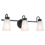 Kichler Erma 3 Light 23" Wide Vanity Light Black