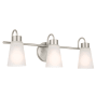 Kichler Erma 3 Light 23" Wide Vanity Light Brushed Nickel