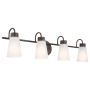 Kichler Erma 4 Light 33" Wide Vanity Light Olde Bronze