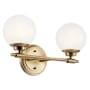 Kichler Benno 2 Light 15" Wide Vanity Light Champagne Bronze