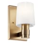 Kichler Adani 9" Tall Bathroom Sconce Champagne Bronze