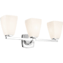 Kichler Marant 3 Light 24" Wide Vanity Light with Opal Glass Shades Chrome