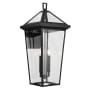 Kichler Regence 2 Light 26" Tall Wall Sconce with Beveled Glass Shade Textured Black