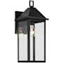 Kichler Prin 17" Tall Outdoor Wall Sconce Black