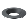 Kichler Direct-to-Ceiling Recessed Decorative Trim 6 inch Round Textured Black