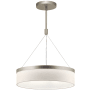 Kichler Mercel Single Light 18" Wide LED Suspension Pendant Satin Nickel
