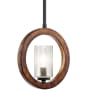 Kichler Grand Bank Convertible Single Light 9" Wide Single Pendant / Wall Sconce / Ceiling Light Auburn
