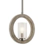 Kichler Grand Bank Convertible Single Light 9" Wide Single Pendant / Wall Sconce / Ceiling Light Distressed Antique Gray