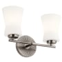 Kichler Brianne 2 Light 15" Vanity Light Classic Pewter