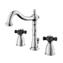 Kingston Brass Duchess 1.2 GPM Widespread Bathroom Faucet with Pop-Up Drain Assembly Polished Chrome