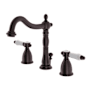 Kingston Brass Bel-Air 1.2 GPM Widespread Bathroom Faucet with Pop-Up Drain Assembly Oil Rubbed Bronze