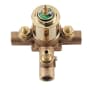 Kingston Brass Pressure Balanced Rough In with 1/2 Inch IPS Connections Polished Brass