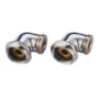Kingston Brass L Shape Elbow for CC457T8 Tub Filler Polished Chrome