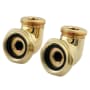 Kingston Brass L Shape Elbow for CC457T8 Tub Filler Polished Brass