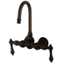 Kingston Brass Vintage Wall Mounted Clawfoot Tub Filler Oil Rubbed Bronze
