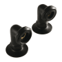 Kingston Brass Vintage 2" Deck Mount Tub Risers Matte Black