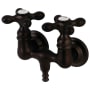 Kingston Brass Vintage Wall Mounted Clawfoot Tub Filler Oil Rubbed Bronze