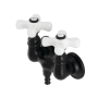 Kingston Brass Vintage Wall Mounted Tub Filler Matte Black