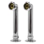 Kingston Brass Vintage 6" Deck Mount Tub Risers Polished Chrome
