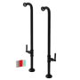 Kingston Brass Concord 27-3/4" Freestanding Tub Supply Line Matte Black