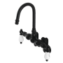 Kingston Brass Vintage Wall Mounted Tub Filler Matte Black