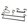 Kingston Brass Victorian 4 Piece Bathroom Package with 24" Towel Bar, Robe Hook, Towel Ring, Toilet Paper Holder Oil Rubbed Bronze
