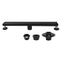 Kingston Brass Watercourse 24" Rectangular Shower Drain Matte Black