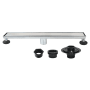 Kingston Brass Watercourse 24" Rectangular Shower Drain Polished Chrome