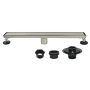 Kingston Brass Watercourse 24" Rectangular Shower Drain Brushed Nickel